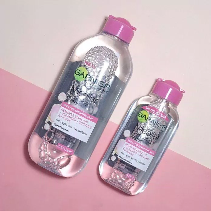 Nước tẩy trang Garnier Micellar Cleansing Water - Pink (ảnh: internet)