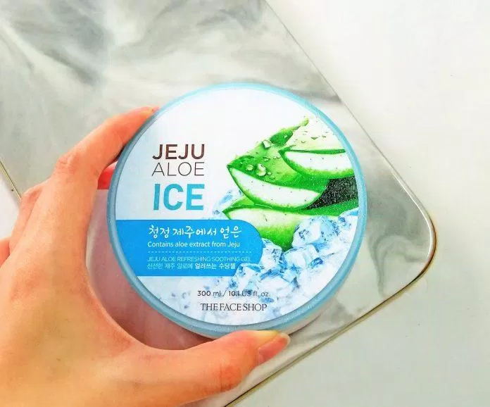 Gel dưỡng da The Face Shop Jeju Aloe Refreshing Soothing Gel là sản phẩm được nhiều người tin dùng trong thời gian gần đây (ảnh: internet)