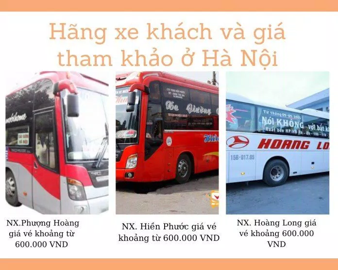 Những hãng xe đi Quy Nhơn xuất phát từ Hà Nội (ảnh: BlogAnChoi)