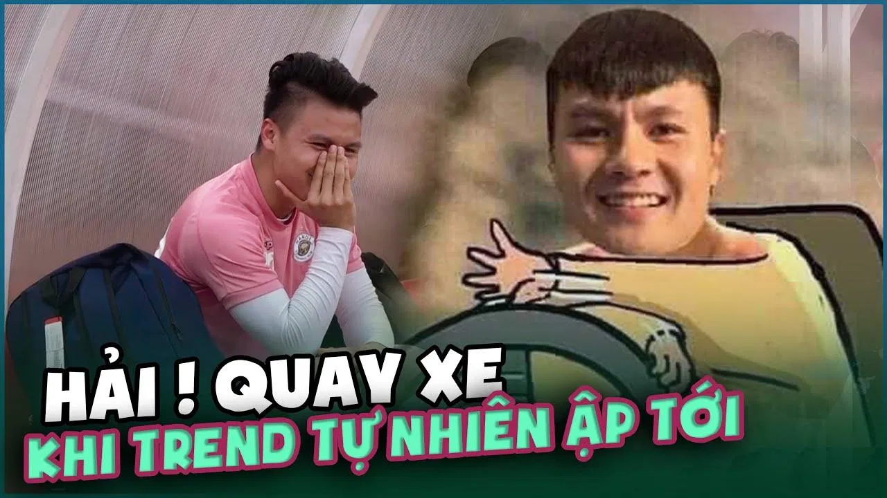 Quang Hải phiên bản quay xe (ảnh: Internet).