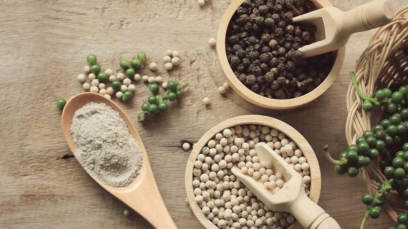 Hạt tiêu là vị thuốc tự nhiên giúp hỗ trợ tiêu hóa (Ảnh: Internet). Hạt tiêu là vị thuốc tự nhiên giúp hỗ trợ tiêu hóa (Ảnh: Internet).