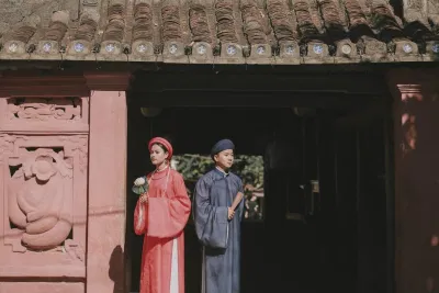 Hội An dường như là nơi se duyên cho nhiều cặp trai anh hùng, gái thuyền quyên (nguồn: Sweet Hoi An).