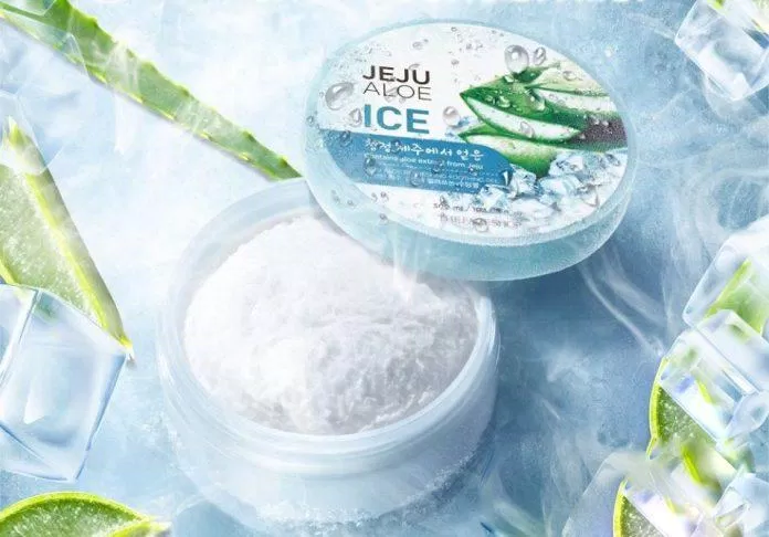 Gel dưỡng da The Face Shop Jeju Aloe Refreshing Soothing Gel có các thành phần chủ yếu từ tự nhiên, an toàn và lành tính (ảnh: internet)