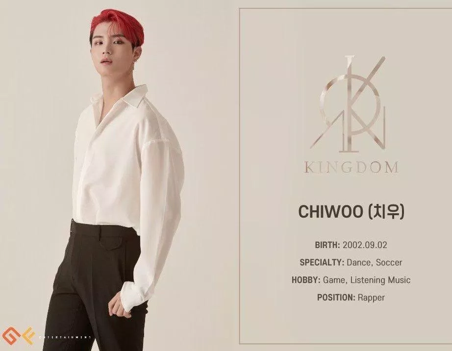 Em út KINGDOM - Chiwoo (Ảnh: Internet).