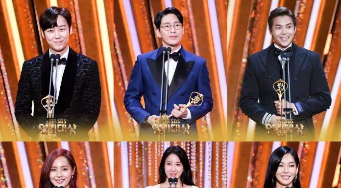 Dàn diễn viên Cuộc Chiến Thượng Lưu thắng lớn tại lễ trao giải SBS Drama Awards 2020 (ảnh: internet)