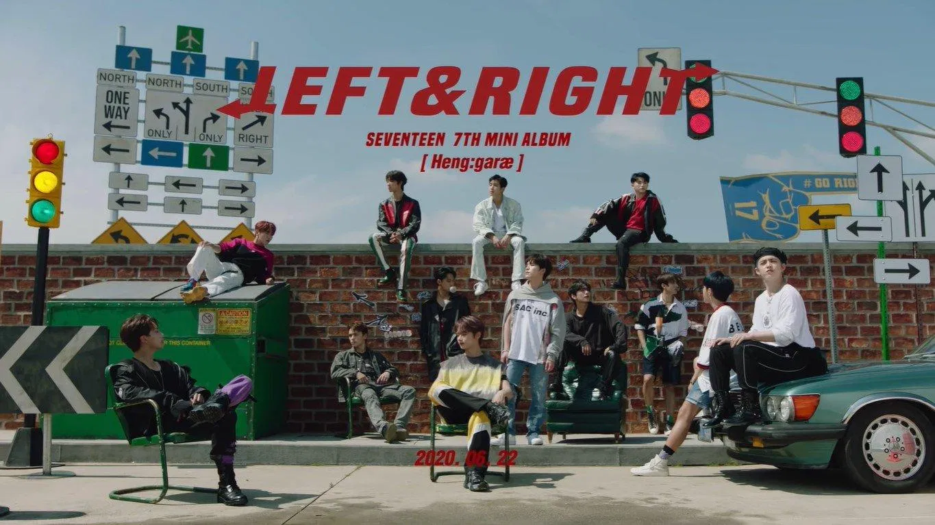 "Left & Right" của SEVENTEEN viral trên các trang mạng xã hội (Nguồn: Internet)
