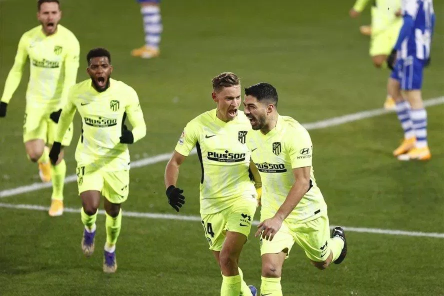 Barca trong trận đấu ngày 3/1 tại Atletico Marid