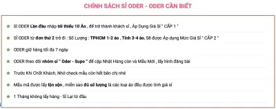Bảng giá sỉ hàng order của Xưởng May SUPO - Chuyên Sỉ Áo Thun UNISEX (Ảnh BlogAnChoi)