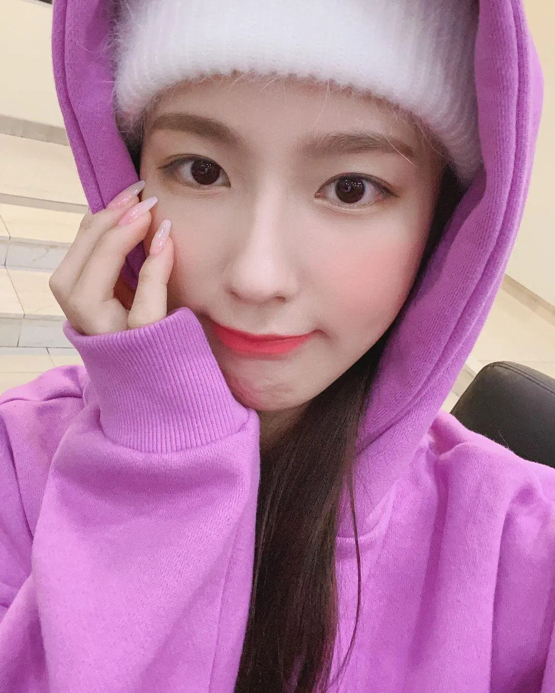 Bức ảnh selfie mới nhất của Miyeon. (Nguồn: Internet)