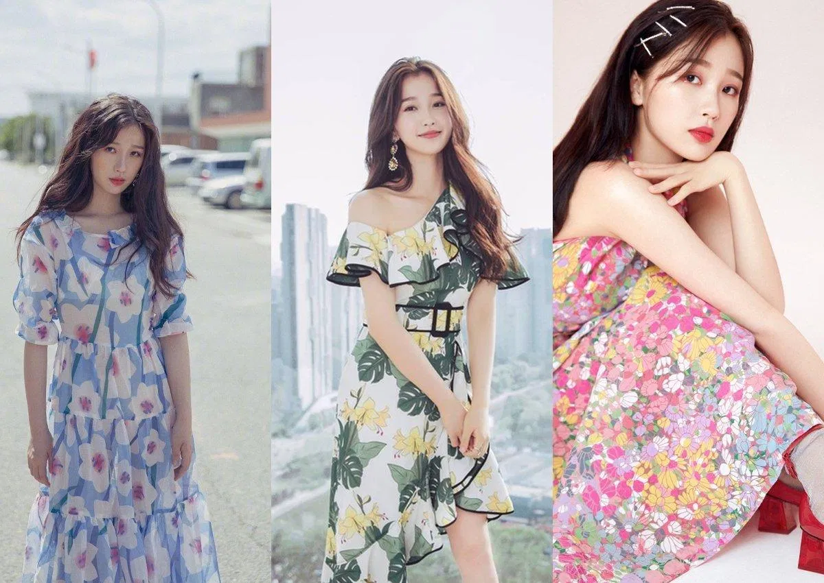 Bộ sưu tập váy hoa của Ngu Thư Hân (Ảnh: Internet)