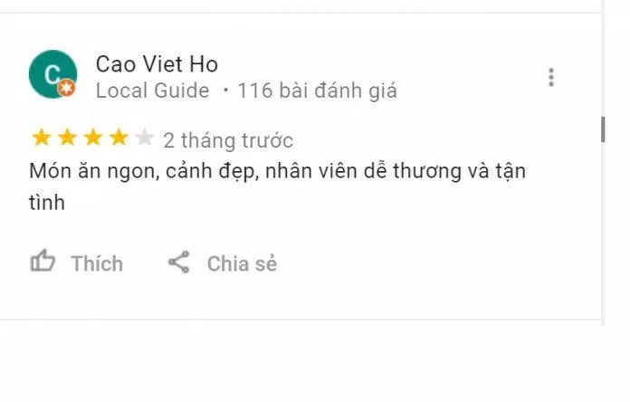 Đánh giá của khách hàng về Diamond Place. (Ảnh: Internet)