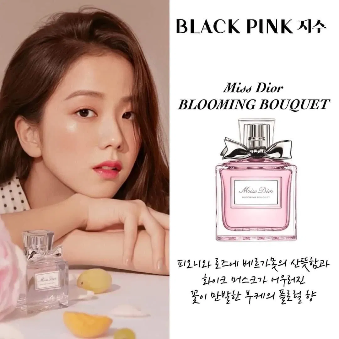 Mùi hương mà Jisoo chọn là mùi hương của một bó hoa cưới. (Ảnh: Internet)