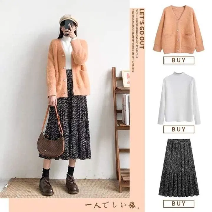 Nhẹ nhàng nữ tính với chân váy họa tiết hoa nhí (Nguồn: BlogAnChoi) Nhẹ nhàng nữ tính với chân váy họa tiết hoa nhí (Nguồn: BlogAnChoi)