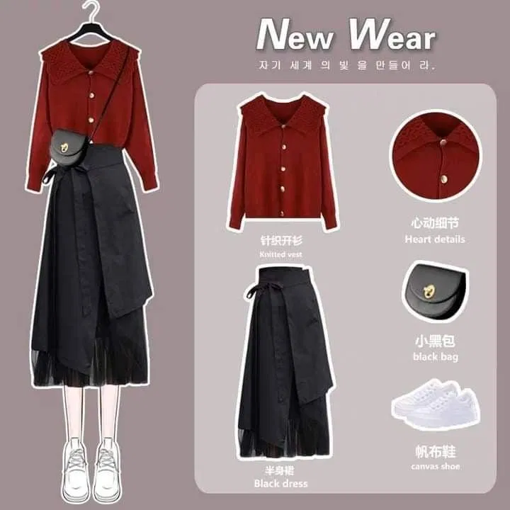 Chân váy dài phối ren xinh xắn (Nguồn: BlogAnChoi) Chân váy dài phối ren xinh xắn (Nguồn: BlogAnChoi)