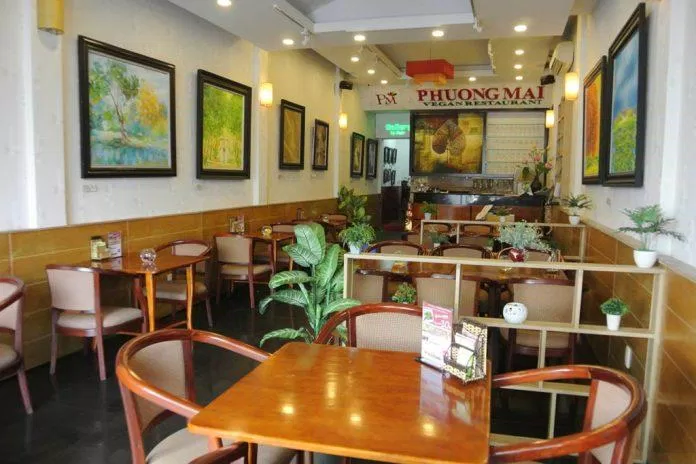 Nhà hàng Phương Mai Chay có không gian mộc mạc, yên tĩnh, gần gũi (Nguồn: Internet)