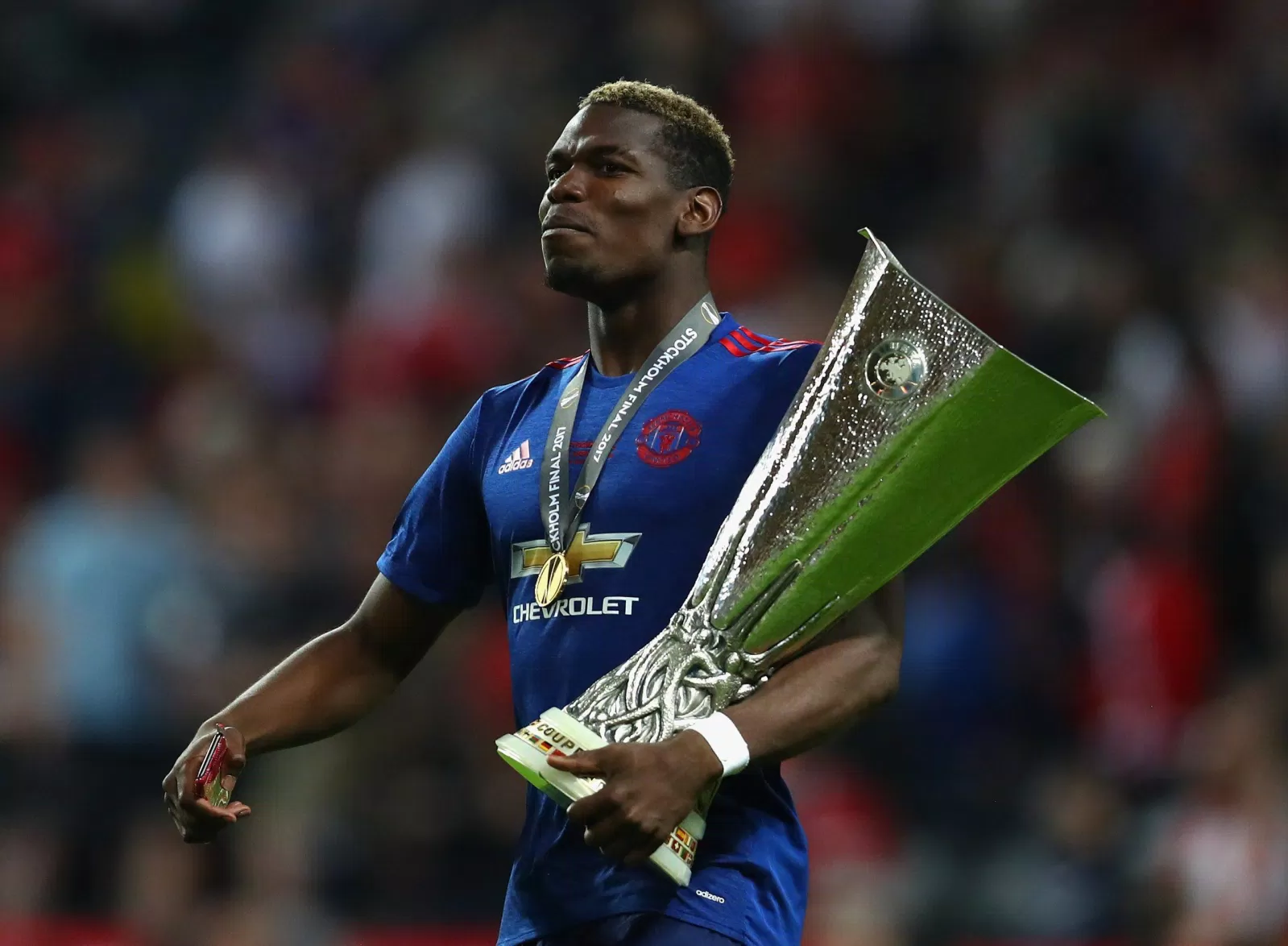 Pogba ăn mừng chức vô địch Europa League (Ảnh: Internet) Pogba ăn mừng chức vô địch Europa League (Ảnh: Internet)