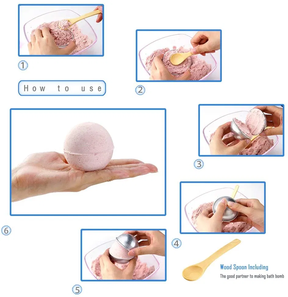 Tổng quan các bước làm bom tắm vô cùng đơn giản (Nguồn: Internet).