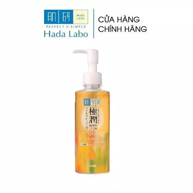 Dầu tẩy trang dưỡng ẩm Hada Labo Gokujyun Cleansing Oil. (nguồn: internet)