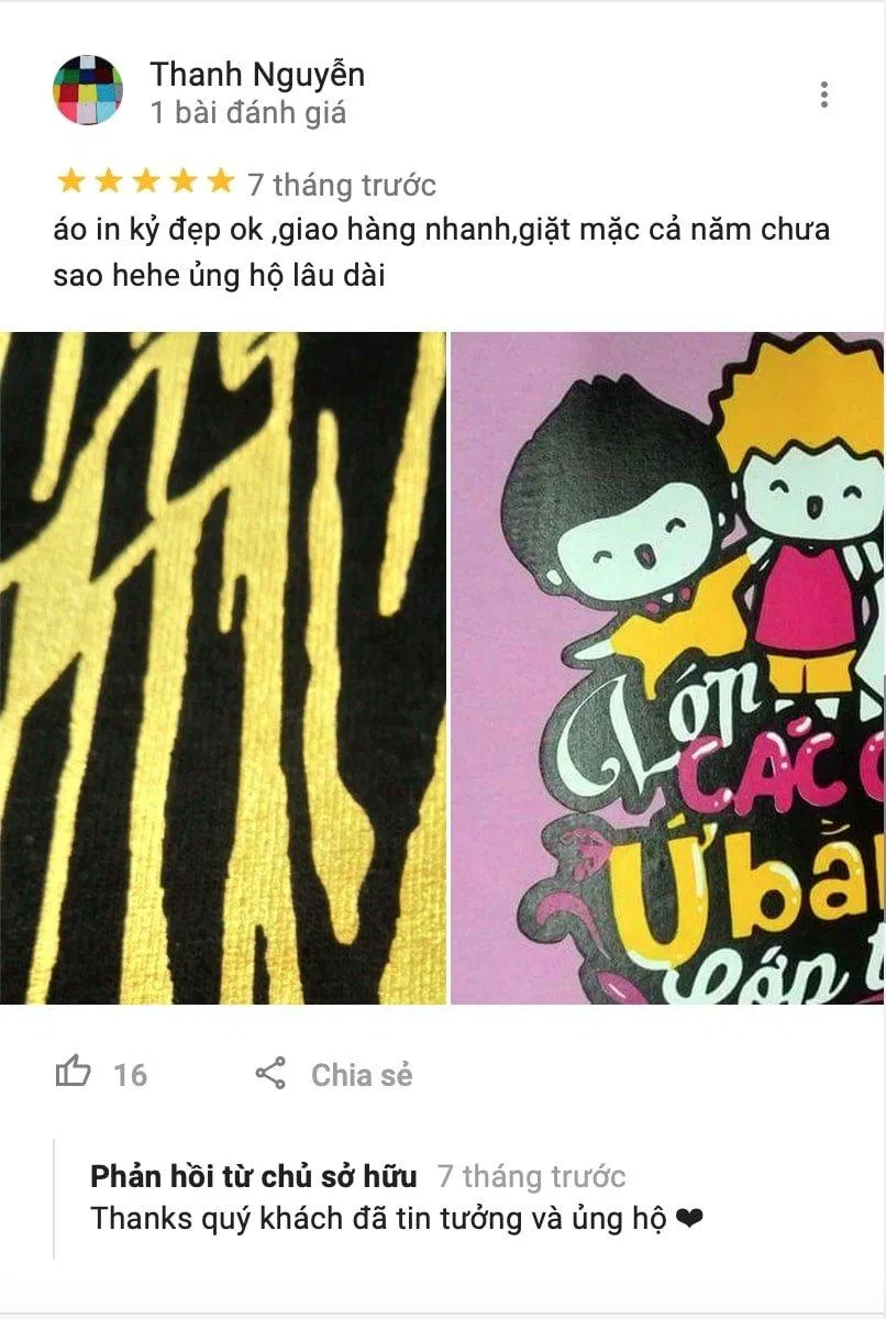 Top 16 địa chỉ in áo thun đẹp tại thành phố Hồ Chí Minh Áo Động Lực Hồ Chí Minh Áo thun Gecko Hồ Chí Minh Áo Thun Tay Lỡ Oversized fit Tshirts Công ty may đồng phục GLU Công Ty May Mặc Đồng Phục Viet Style DONY Đồng phục Kim Vàng Hồ Chí Minh Đồng phục Thượng Tín Đồng Phục Zumi Hồ Chí Minh Gecko GLU in áo thun in áo thun đẹp ở Hồ Chí Minh in áo thun đẹp tại hồ chí minh in áo thun ở Hồ Chí Minh inaothundepre khám phá May đồng phục DONY May Đồng Phục Lami Hồ Chí Minh May đồng phục Thượng Tín May đồng phục Việt Anh Hồ Chí Minh maysieure MAYSIEURE Hồ Chí Minh Mon Amie Hồ Chí Minh PRINTSTYLE Hồ Chí Minh STVR SUPO Xưởng May SUPO Chuyên Sỉ Áo Thun UNISEX Xưởng may thời trang Hồ Chí Minh