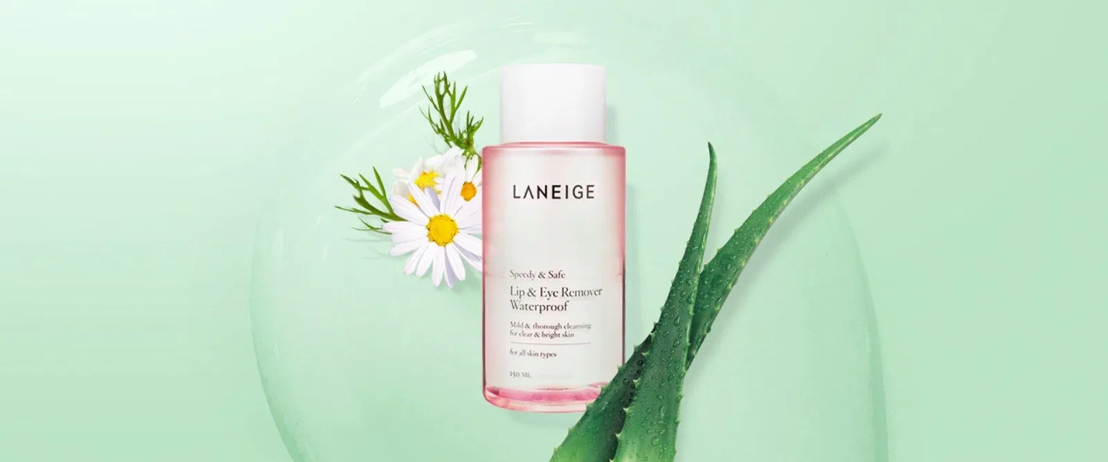 Thành phần nước tẩy trang mắt môi Laneige. (nguồn: internet)