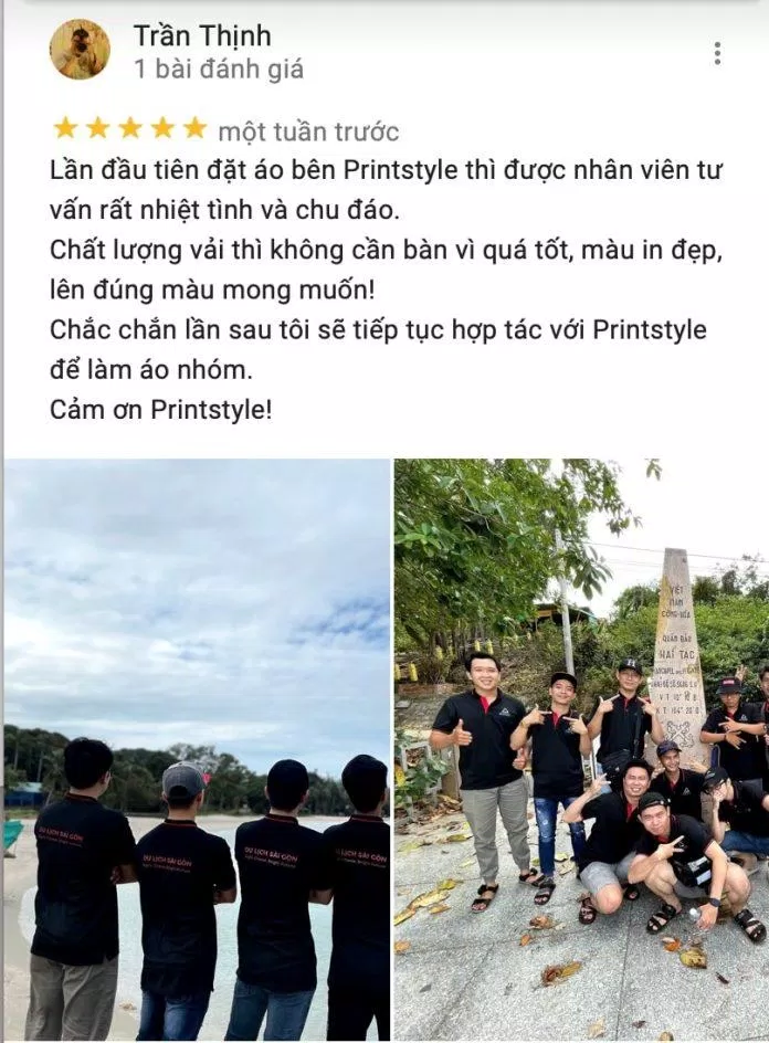 Review PRINTSTYLE Hồ Chí Minh (Ảnh BlogAnChoi)