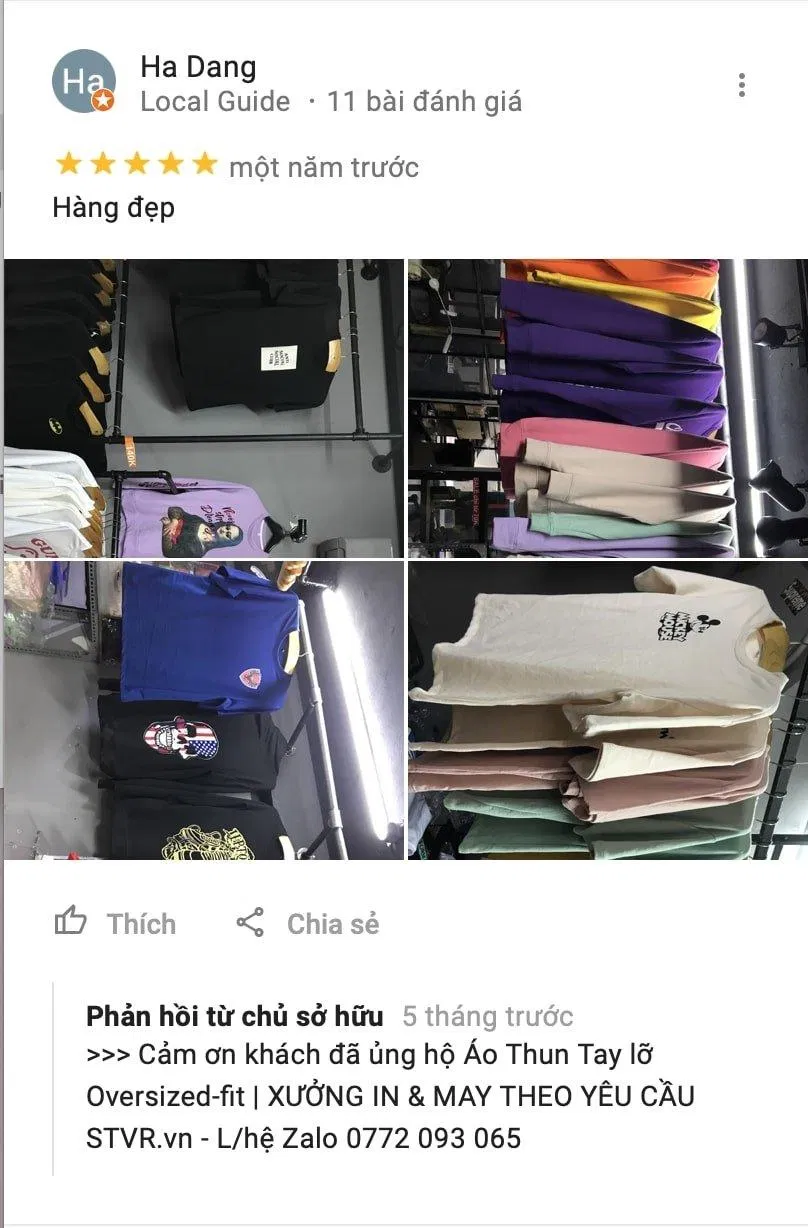 Review Áo Thun Tay Lỡ Oversized-fit® Tshirts (STVR) (Ảnh BlogAnChoi)