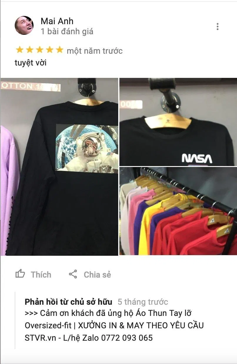 Review Áo Thun Tay Lỡ Oversized-fit® Tshirts (STVR) (Ảnh BlogAnChoi) Review Áo Thun Tay Lỡ Oversized-fit® Tshirts (STVR) (Ảnh BlogAnChoi)