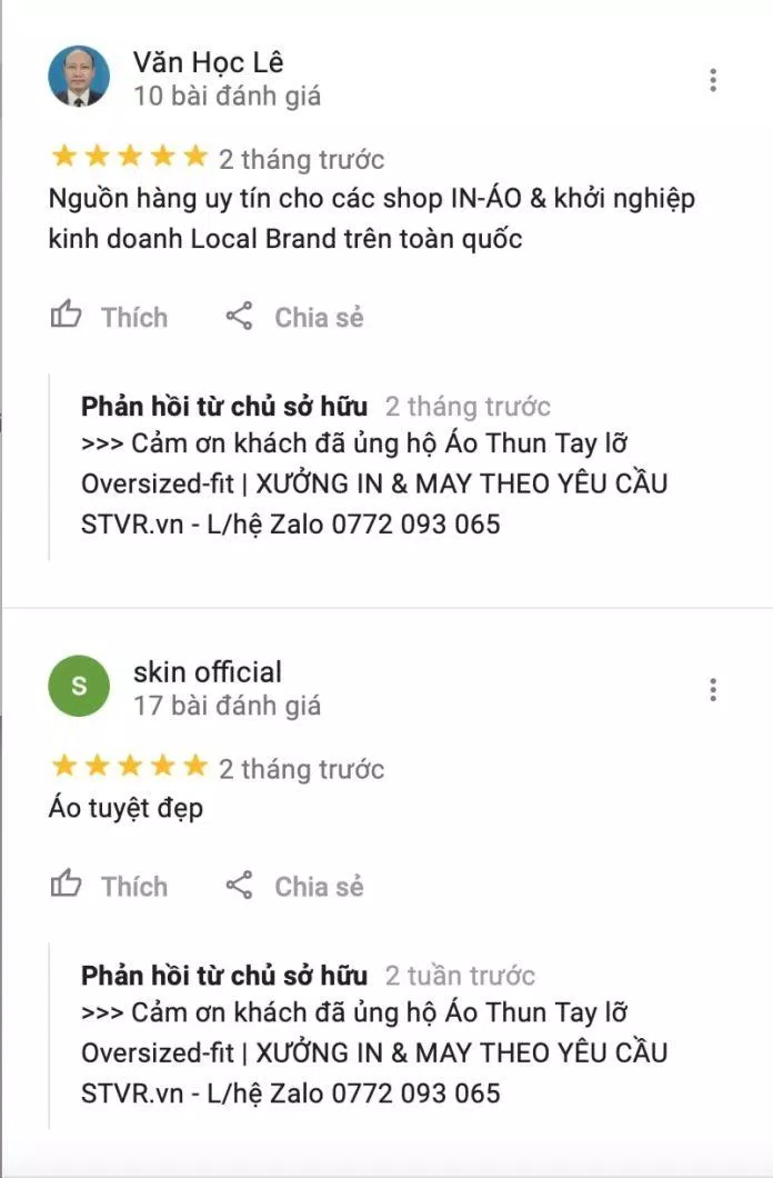 Review Áo Thun Tay Lỡ Oversized-fit® Tshirts (STVR) (Ảnh BlogAnChoi)