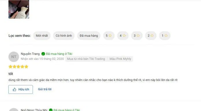Review sữa dưỡng thể nước hoa Innisfree My Perfumed Body Lotion. (nguồn: BlogAnChoi)