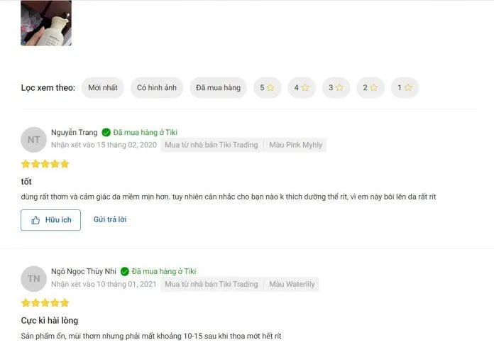 Review sữa dưỡng thể nước hoa Innisfree My Perfumed Body Lotion. (nguồn: BlogAnChoi)