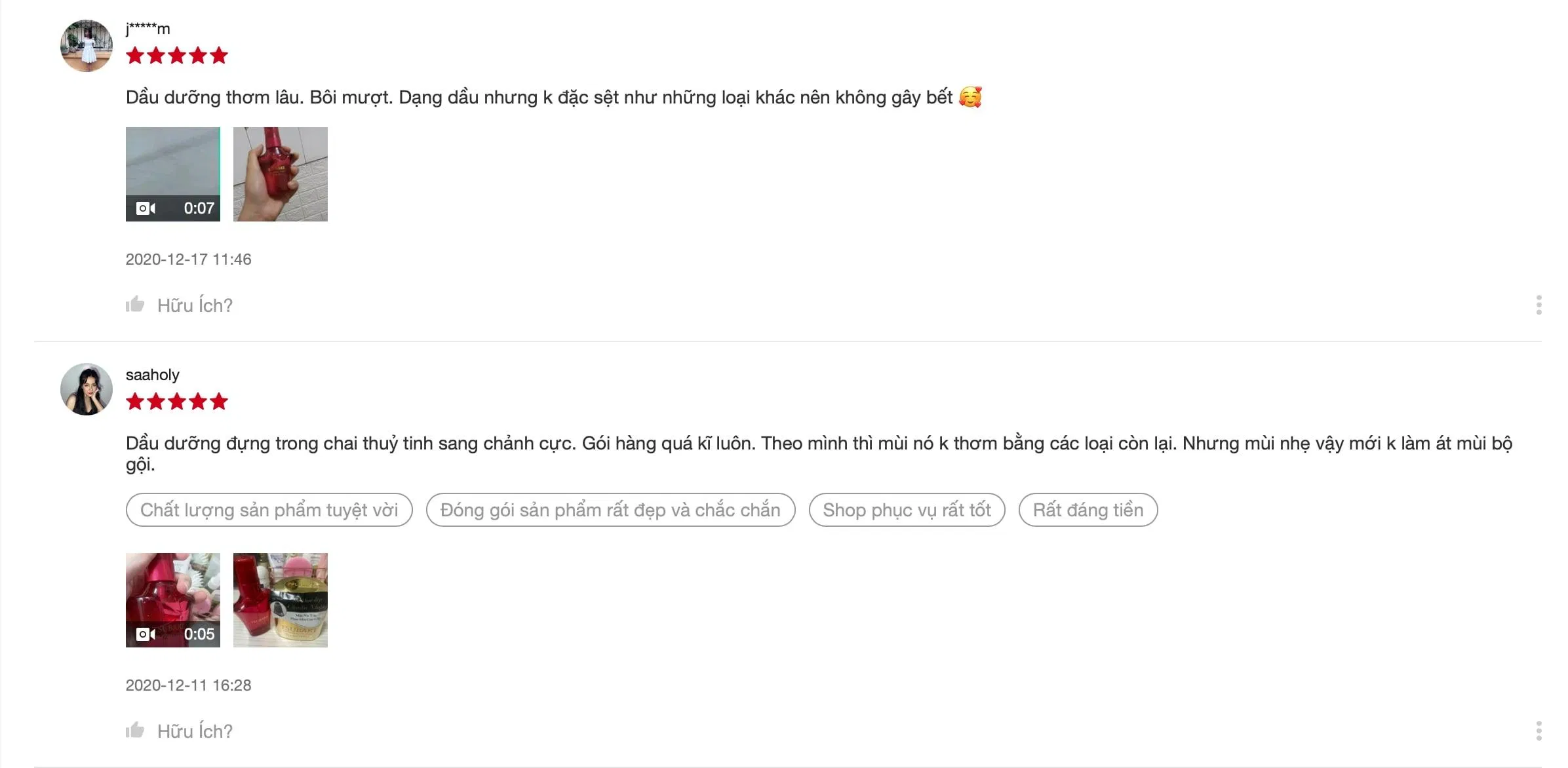 Review Dầu dưỡng tóc Tsubaki Oil Perfection Hair Oil trên Shopee (Ảnh BlogAnChoi)