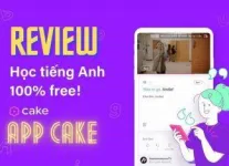 review ung dung cake hoc tieng anh