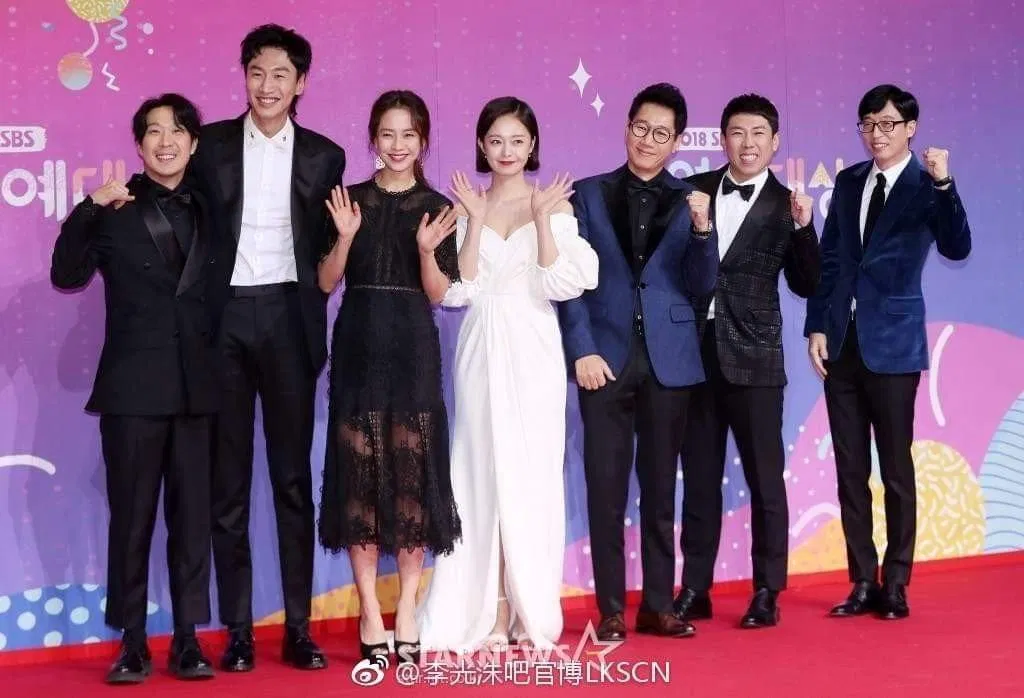 Các thành viên Running Man tại SBS Entertainment Awards 2018 . ( Ảnh : Internet ) Các thành viên Running Man tại SBS Entertainment Awards 2018 . ( Ảnh : Internet )