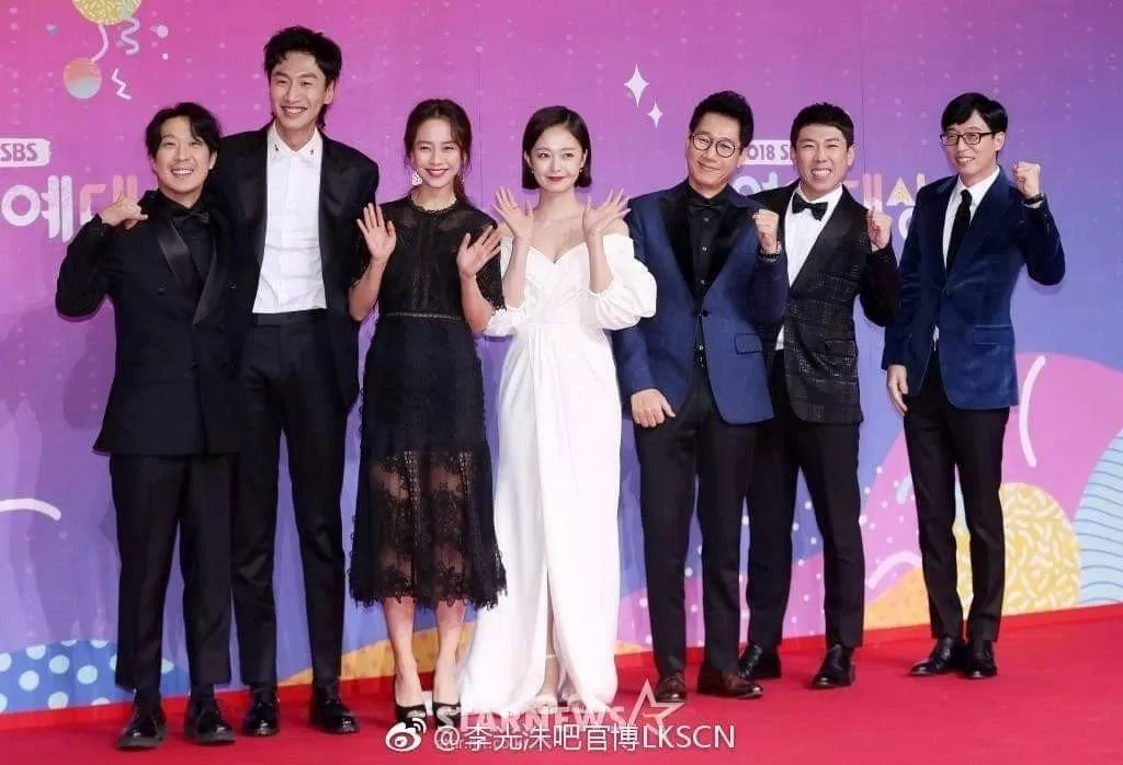 Các thành viên Running Man tại SBS Entertainment Awards 2018 . ( Ảnh : Internet )