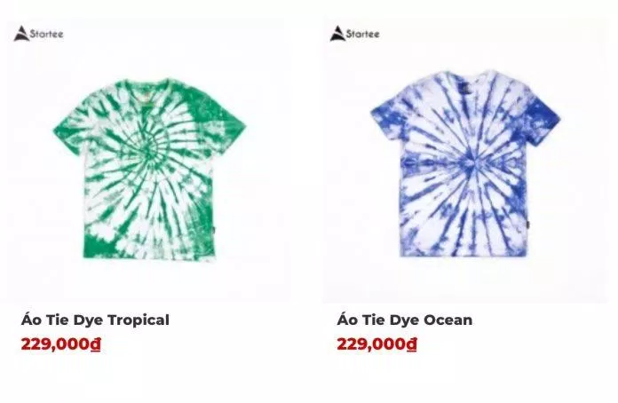 Các sản phẩm áo thun in hình của STARTee Hà Nội (Ảnh STARTee Hà Nội)