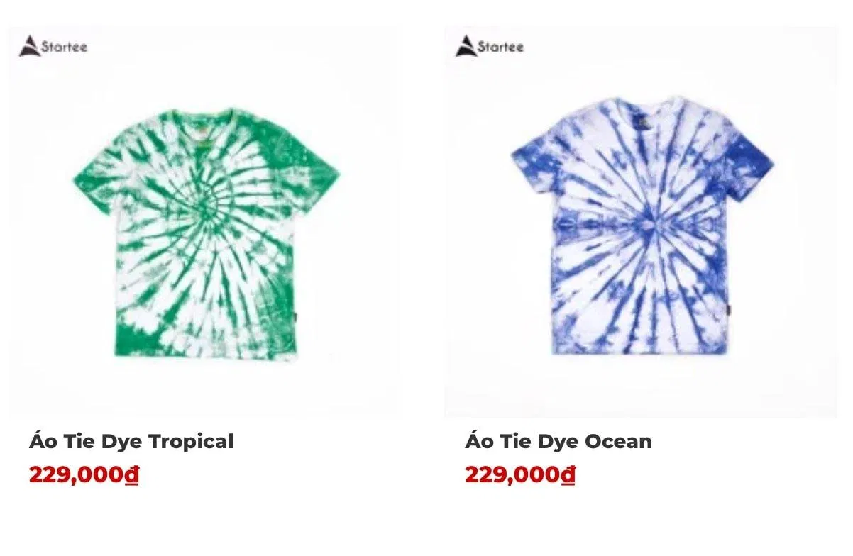 Các sản phẩm áo thun in hình của STARTee Hà Nội (Ảnh STARTee Hà Nội)