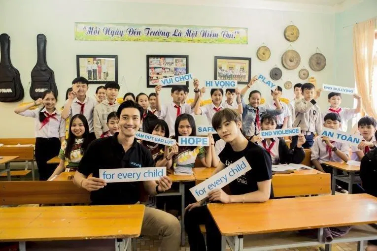 Siwon (SUPER JUNIOR) Đại sứ thiện chí của UNICEF. (Nguồn: Internet)