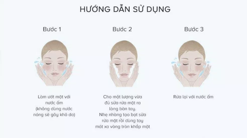 Thực hiện các bước rửa mặt đúng cách để có hiệu quả tốt nhất (ảnh: internet)