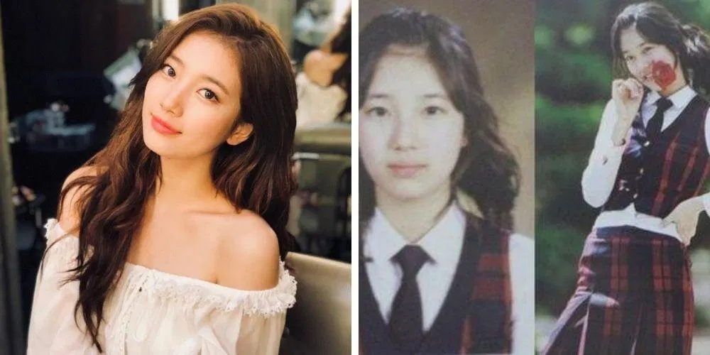 Suzy thời còn đi học và bây giờ. (Nguồn: Internet)