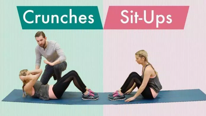 Crunch và sit up chỉ là 2 trong số rất nhiều bài tập cơ bụng khác nhau nhé (Ảnh: Internet).
