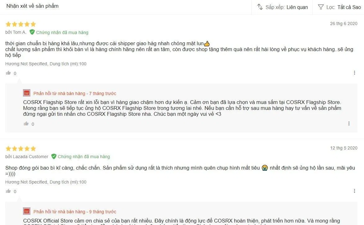 Review tẩy tế bào chết hóa học Cosrx AHA 7 Whitehead Power Liquid (7 AHA) L mỹ phẩm Hàn Quốc tẩy tế bào chết hóa học tẩy tế bào chết hóa học Cosrx AHA 7 Whitehead Power Liquid