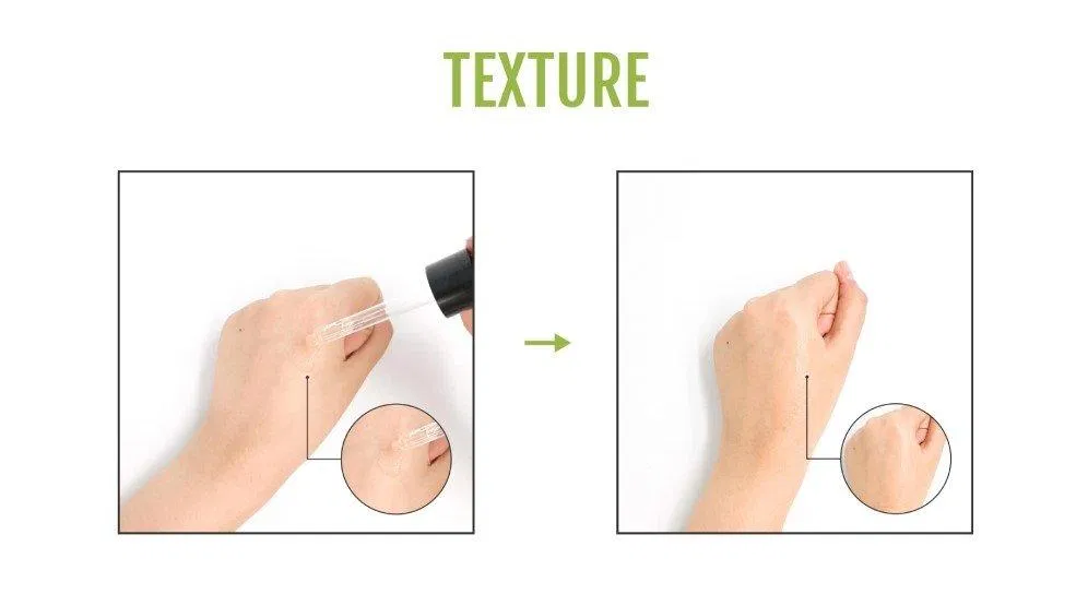 Texrture của serum Zakka Vitamin C GlowFruit Brightening (Nguồn: Internet).