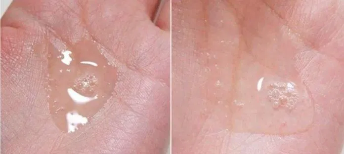 Texture của Dầu dưỡng tóc TSUBAKI Oil Perfection Hair Oil khá lỏng do sử dung công nghệ phân tử Nano (Ảnh Internet)