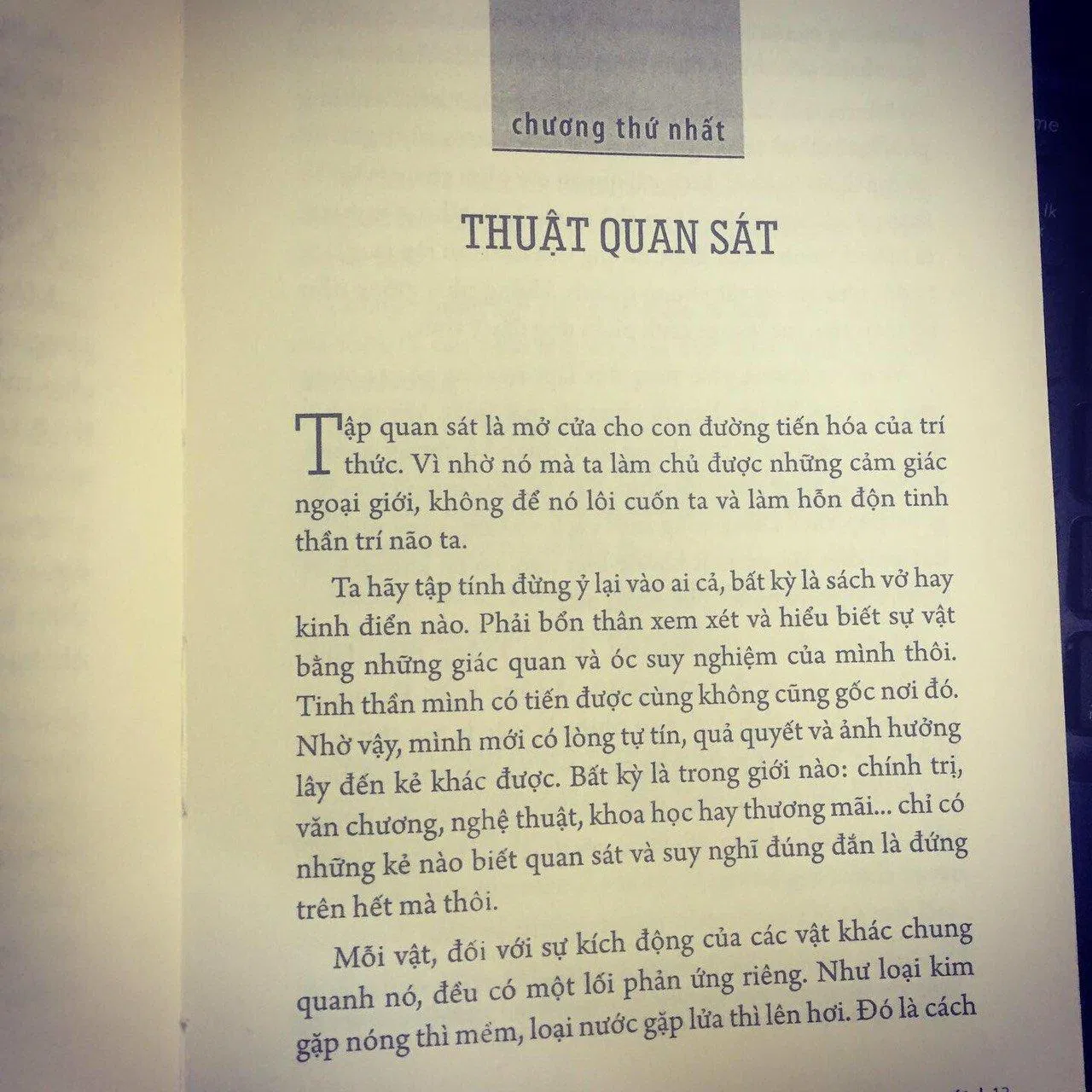 Thuật quan sát (Ảnh: BlogAnChoi)