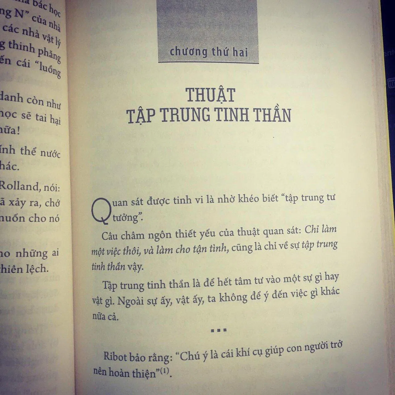 Thuật tập trung tinh thần (Ảnh: BlogAnChoi)