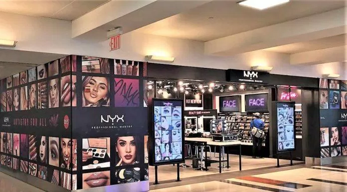 NYX Professional Makeup có store rộng rãi, sang trọng trên khắp các quốc gia ( Nguồn: internet)