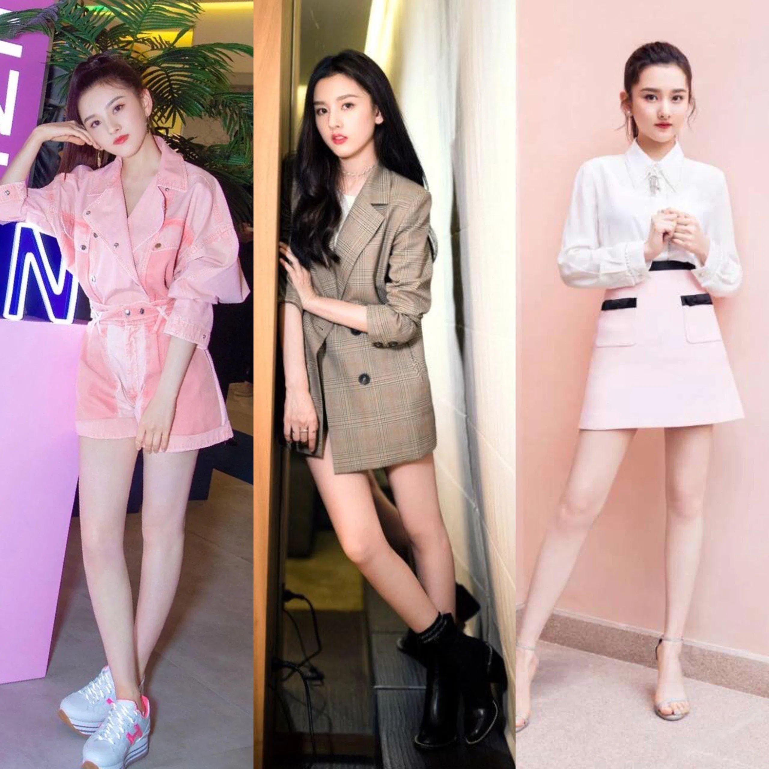 Tống Tổ Nhi thường diện những set váy ngắn để khoe khéo đôi chân dài (Ảnh: Internet)