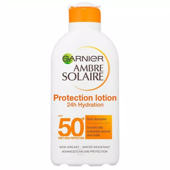 Kem chống nắng Garnier Ambre Solaire Protection Lotion SPF50+ (Nguồn: Internet).