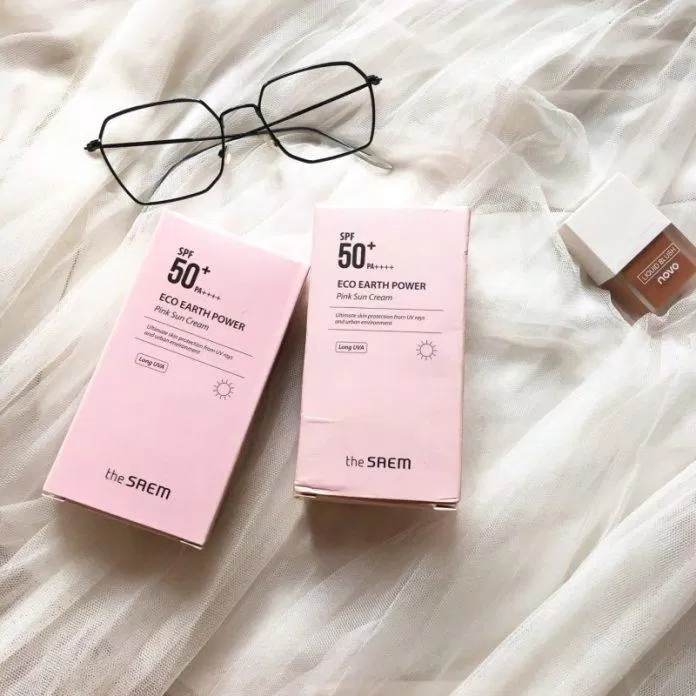 Kem chống nắng The SAEM Eco Earth Power Pink SPF 50+ PA++++ (Nguồn: Internet).