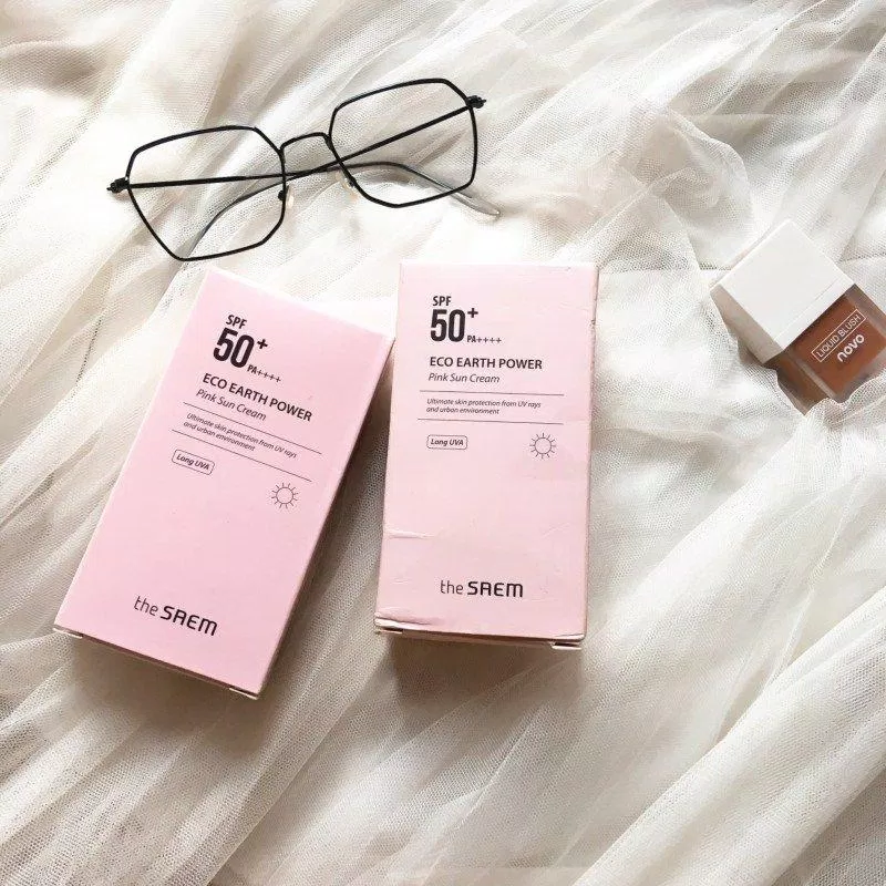 Kem chống nắng The SAEM Eco Earth Power Pink SPF 50+ PA++++ (Nguồn: Internet).